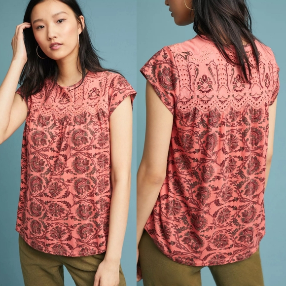 Anthro Postmark Penelope Printed Top - Picture 2 of 16